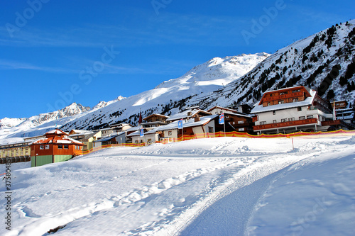Obergurgl Hochgurgl Otztal Ski resort in the Western Tyrol Austrian Alps Austria