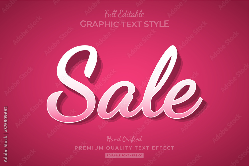 Sale Text Style Effect Premium