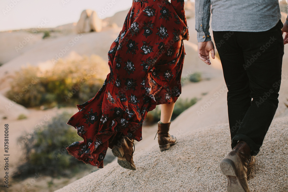 Couple in Desert Couple in Desert