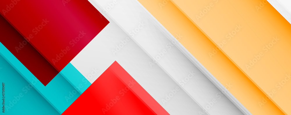 Geometric abstract backgrounds with shadow lines, modern forms, rectangles, squares and fluid gradients. Bright colorful stripes cool backdrops Geometric abstract backgrounds with shadow lines, modern forms, rectangles, squares and fluid gradients. Bright colorful stripes cool backdrops