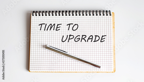 Wallpaper Mural Word Writing Text TIME TO UPGRADE . business concept . Torontodigital.ca