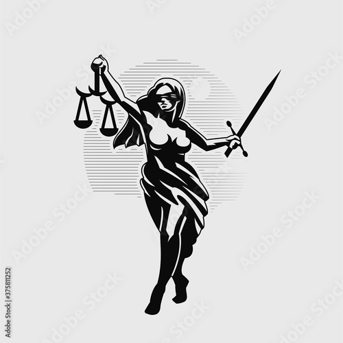 Goddess of Justice Themis.