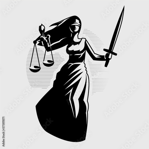 Goddess of Justice Themis.
