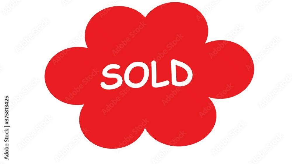 Sold out square sticker banner Sold out square sticker banner