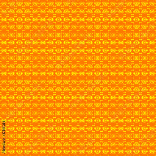 seamless pattern with yellow designs