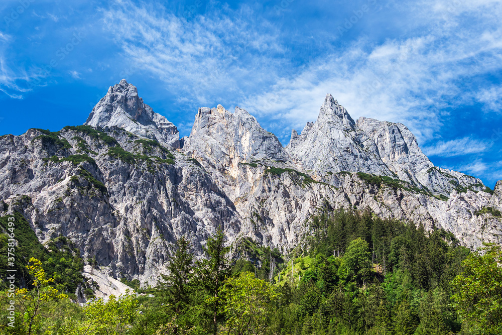 Blick auf die Mühlsturzhörner im Berchtesgadener Land