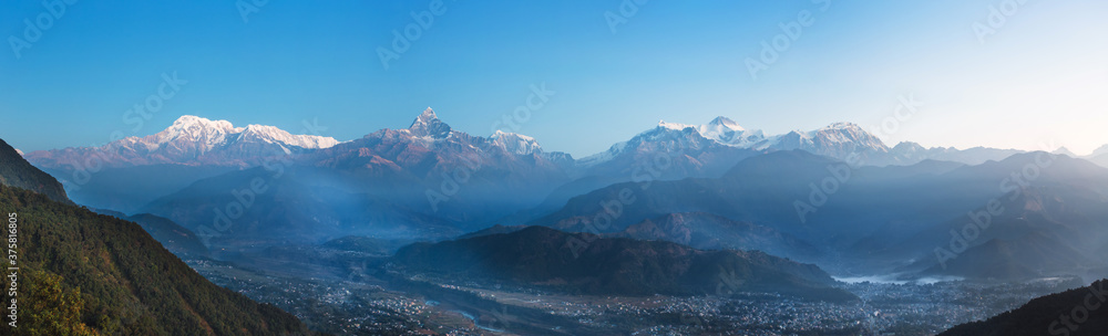sunrise of Himalaya,view from Sarangkot,Pokhara sunrise of Himalaya,view from Sarangkot,Pokhara