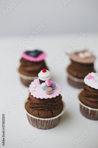 Birthday cupcakes photo