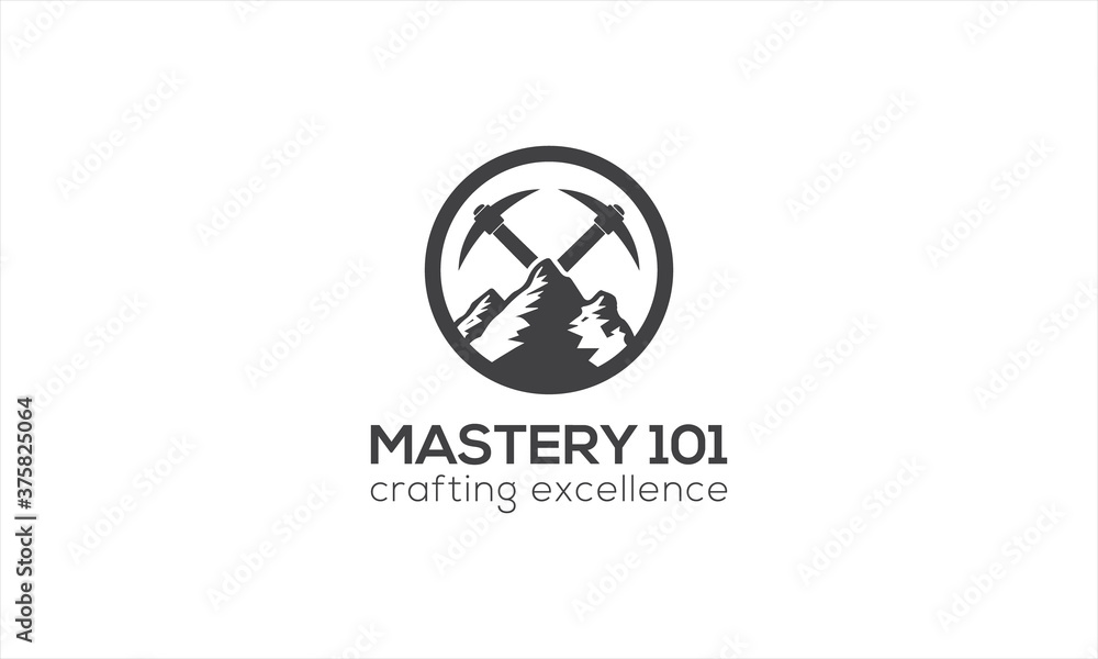 mining logo design templet. with vector mining logo design templet. with vector