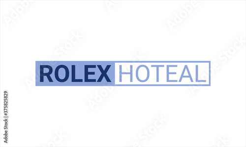 Hotel logo design templet, wordmark logo concept...