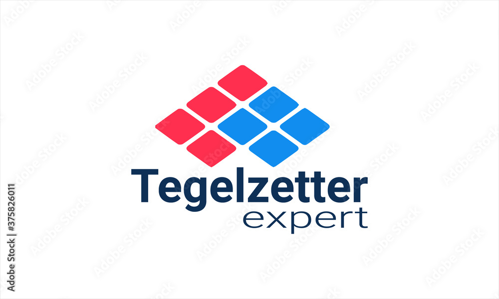 Tegelzetter export tile logo template for any purpose like business, properties, brand, product identity Tegelzetter export tile logo template for any purpose like business, properties, brand, product identity