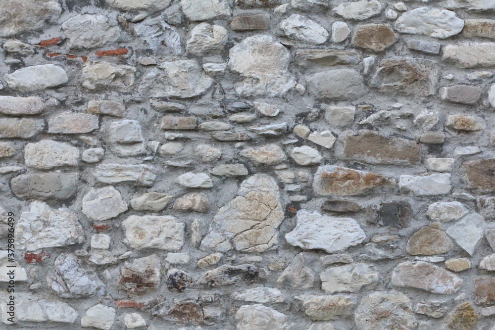 muro si sassi colorati e cementati muro si sassi colorati e cementati