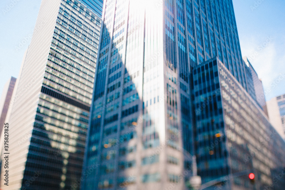 Blurry Skyscrapers in the City Blurry Skyscrapers in the City