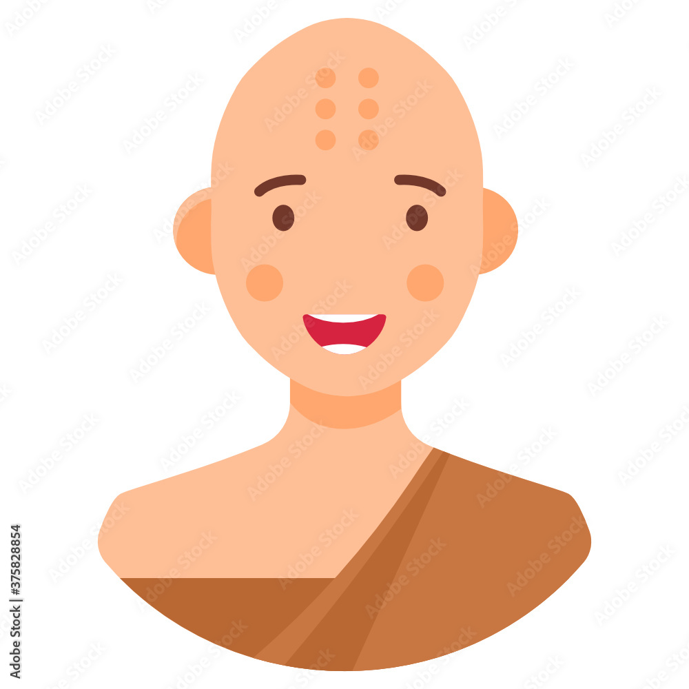 Balled man having buddhism religion, budhist in flat style
Balled man having buddhism religion, budhist in flat style