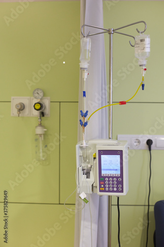 Equipment for chemotherpy treatment in a hospital photo