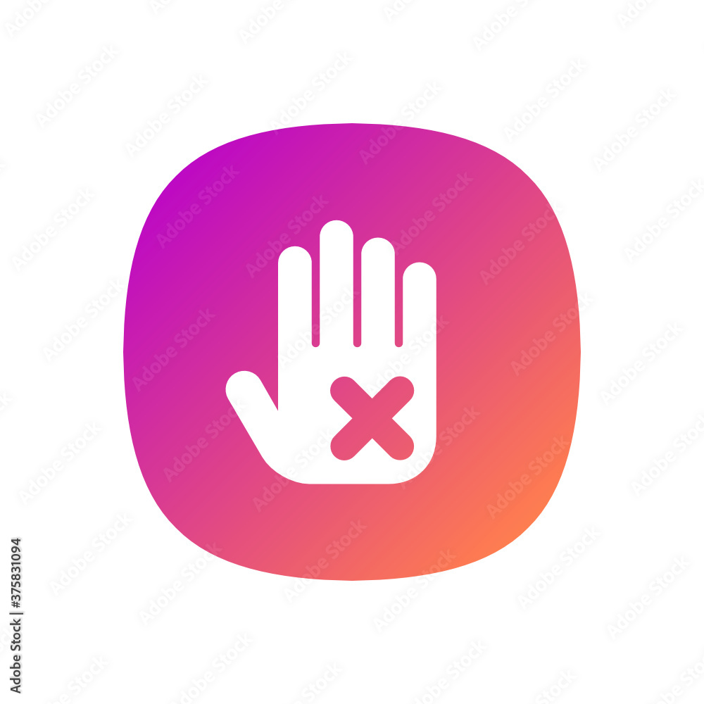 Obraz premium Stop - App