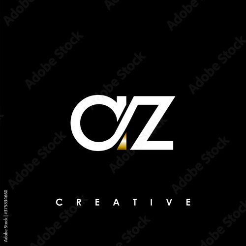 AZ Letter Initial Logo Design Template Vector Illustration