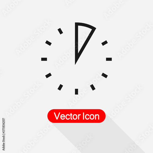 5 Minutes Icon Vector Illustration Eps10