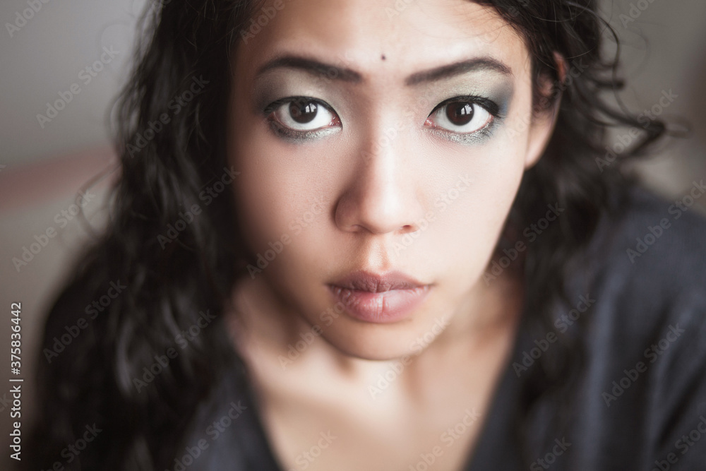 Portrait of a young Asian woman Portrait of a young Asian woman