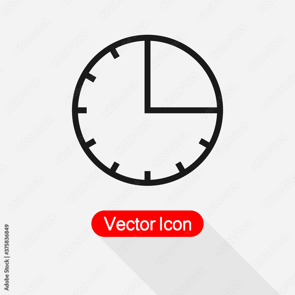 15 Minutes Icon Vector Illustration Eps10 15 Minutes Icon Vector Illustration Eps10