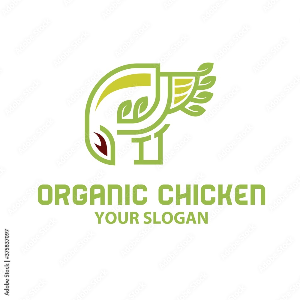 organic chicken logo