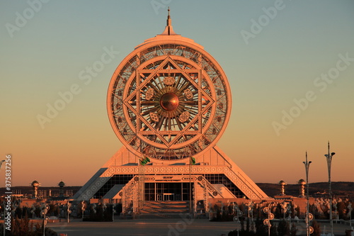 Ashgabat, Turkmenistan , Ferris Wheel. Ghost city.