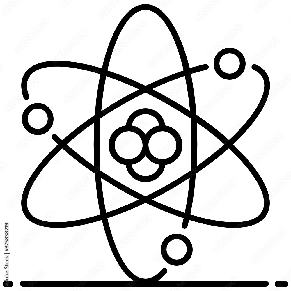 A vector style of nuclear physics, editable icon
A vector style of nuclear physics, editable icon