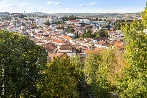 a view from the castle over Braganca city, Tras-os-Montes, Portugal
