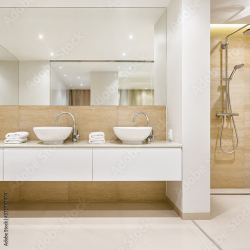 Elegant and spacious bathroom