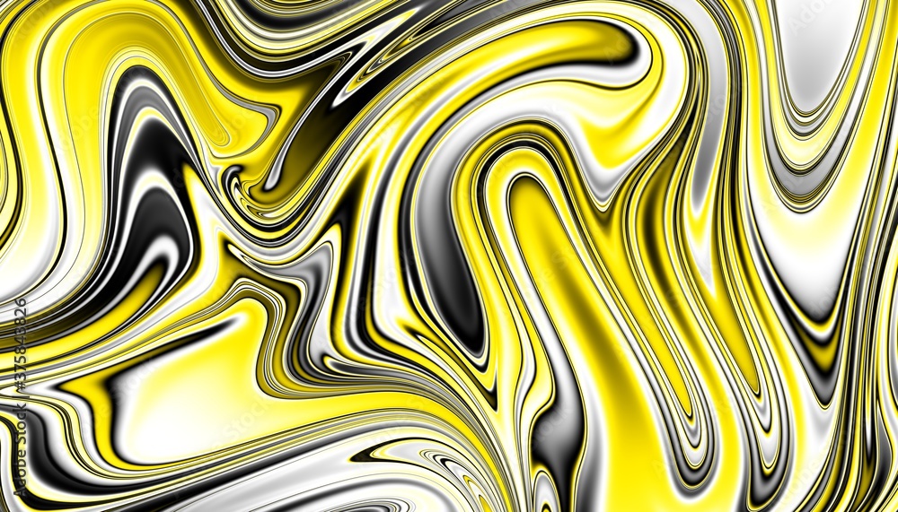 Obraz premium Wavy abstract futuristic background