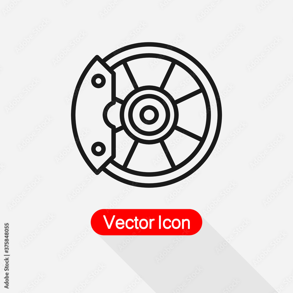 Disc Brake Icon Vector Illustration Eps 10 Disc Brake Icon Vector Illustration Eps 10