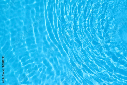 Pure water with ripples in swimming pool