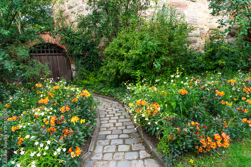 path in the garden path in the garden