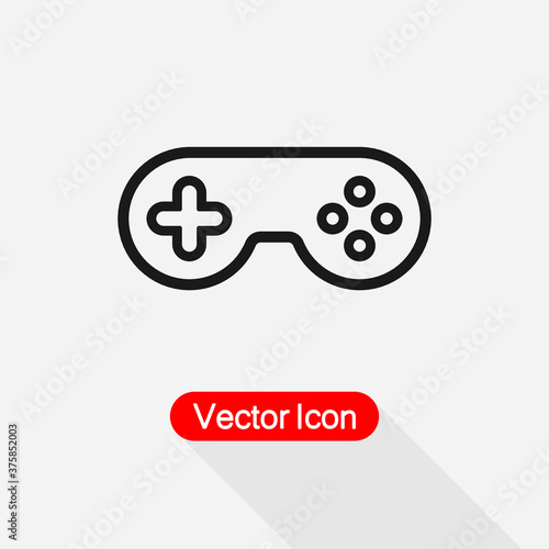 Gaming Joystik Icon vector illustration Eps10