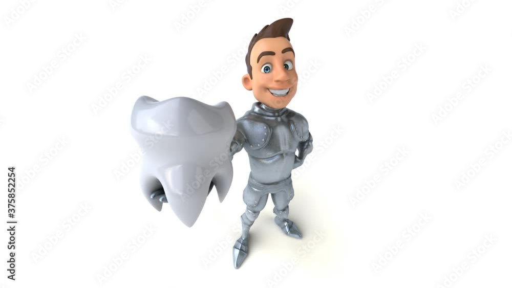 Fun 3D cartoon knight with alpha channel Fun 3D cartoon knight with alpha channel
