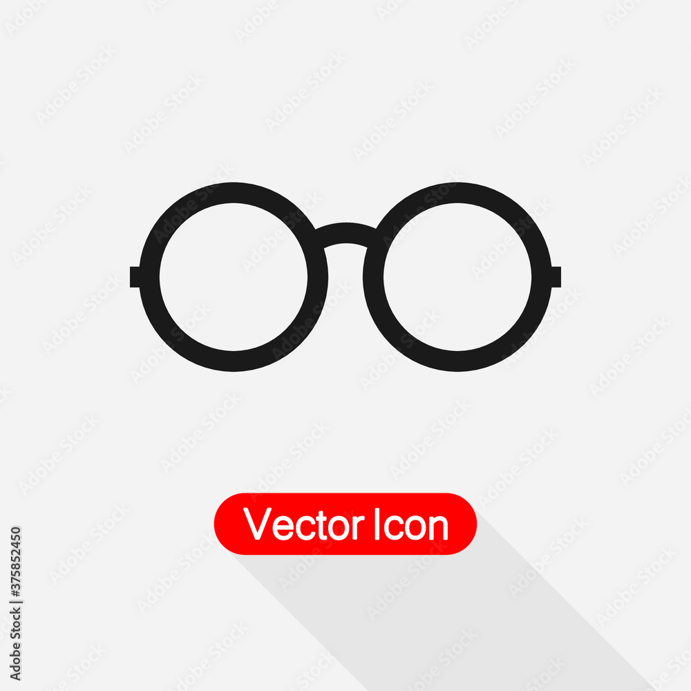 Glasses Icon, Eyeglasses Icon Vector Illustration Eps 10 Glasses Icon, Eyeglasses Icon Vector Illustration Eps 10