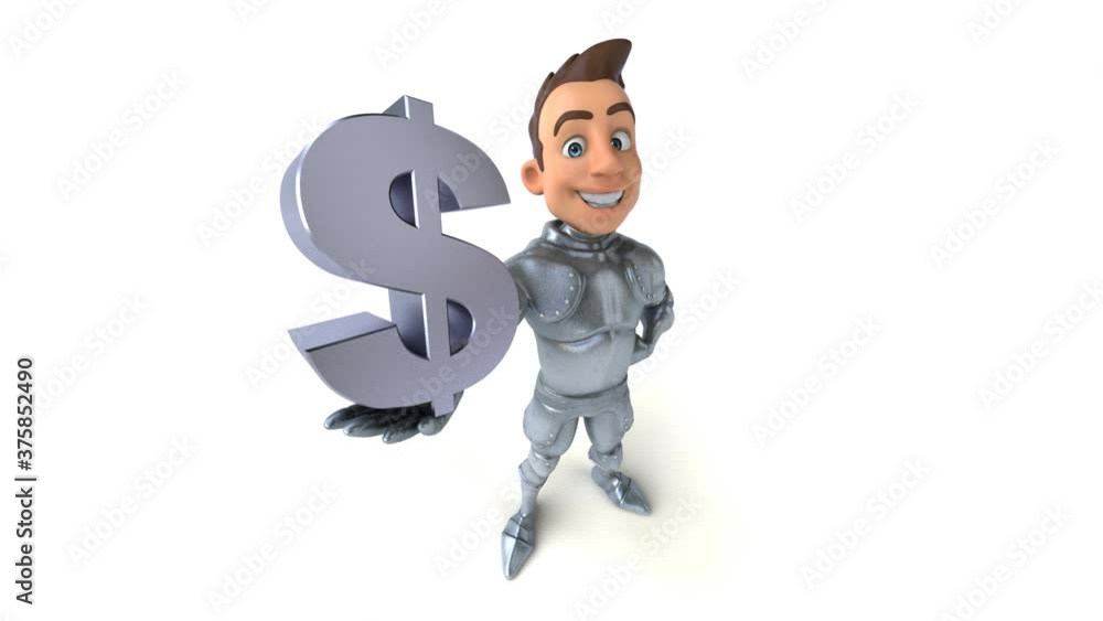 Fun 3D cartoon knight with alpha channel Fun 3D cartoon knight with alpha channel