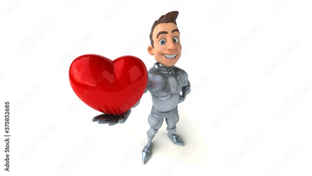 Fun 3D cartoon knight with alpha channel Fun 3D cartoon knight with alpha channel