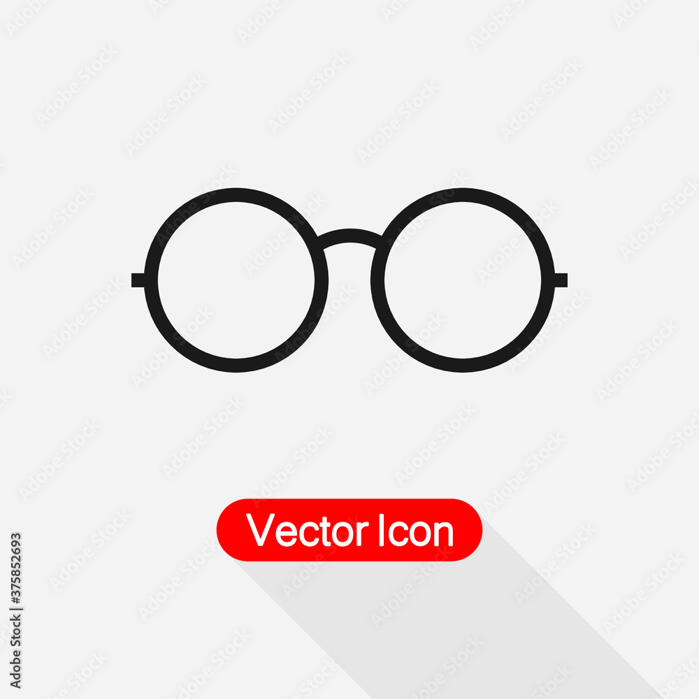 Glasses Icon, Eyeglasses Icon Vector Illustration Eps 10 Glasses Icon, Eyeglasses Icon Vector Illustration Eps 10