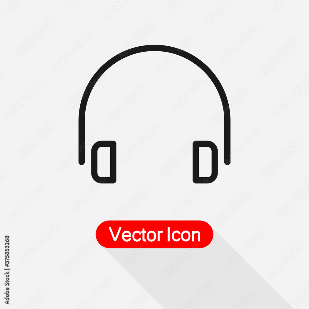 Headphones Icon Vector Illustration Eps 10 Headphones Icon Vector Illustration Eps 10