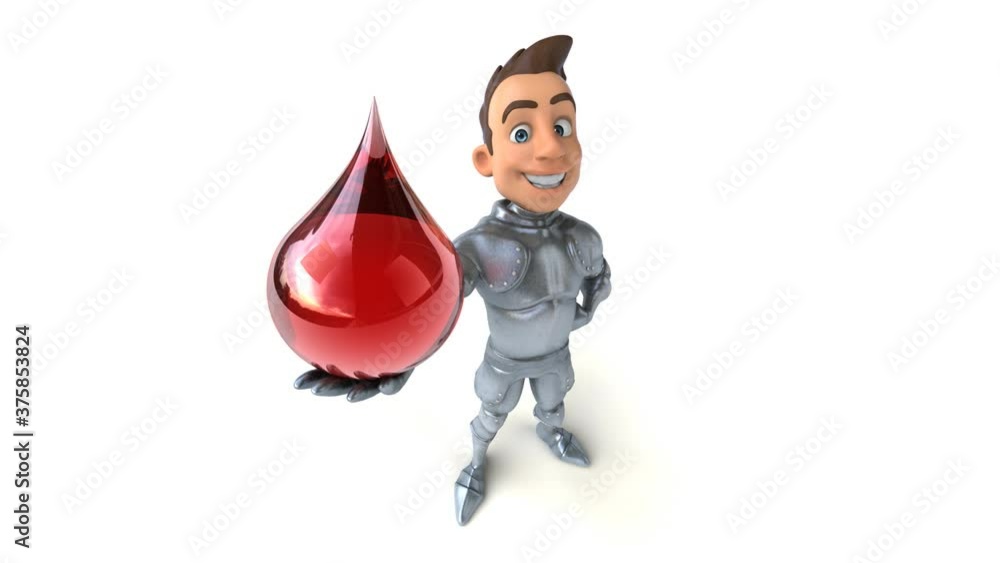 Fun 3D cartoon knight with alpha channel Fun 3D cartoon knight with alpha channel