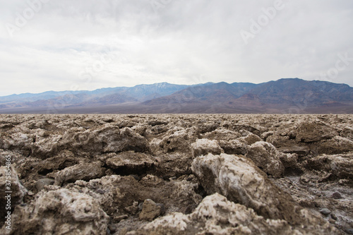 Death Valley salt formations