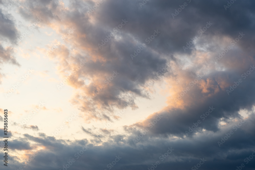Clouds in the Evening Sky