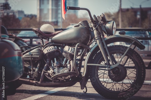 old vintage motorcycle © RedRacc000n