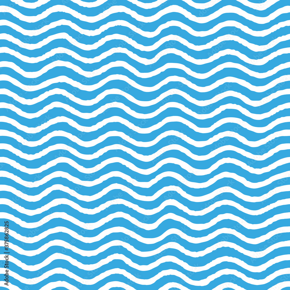 Abstract seamless hand drawn waves pattern. Sea concept background. Abstract seamless hand drawn waves pattern. Sea concept background.
