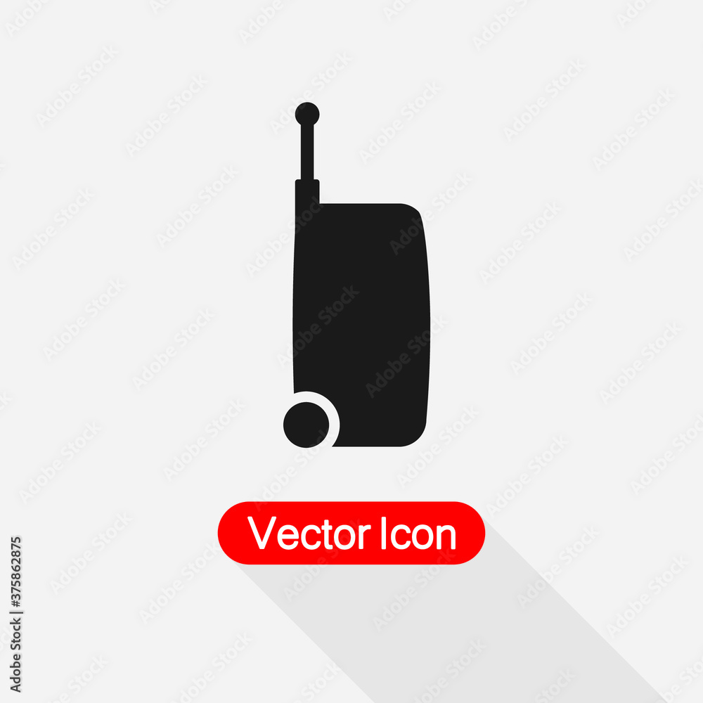 Obraz premium Suitcase Icon Vector Illustration Eps10