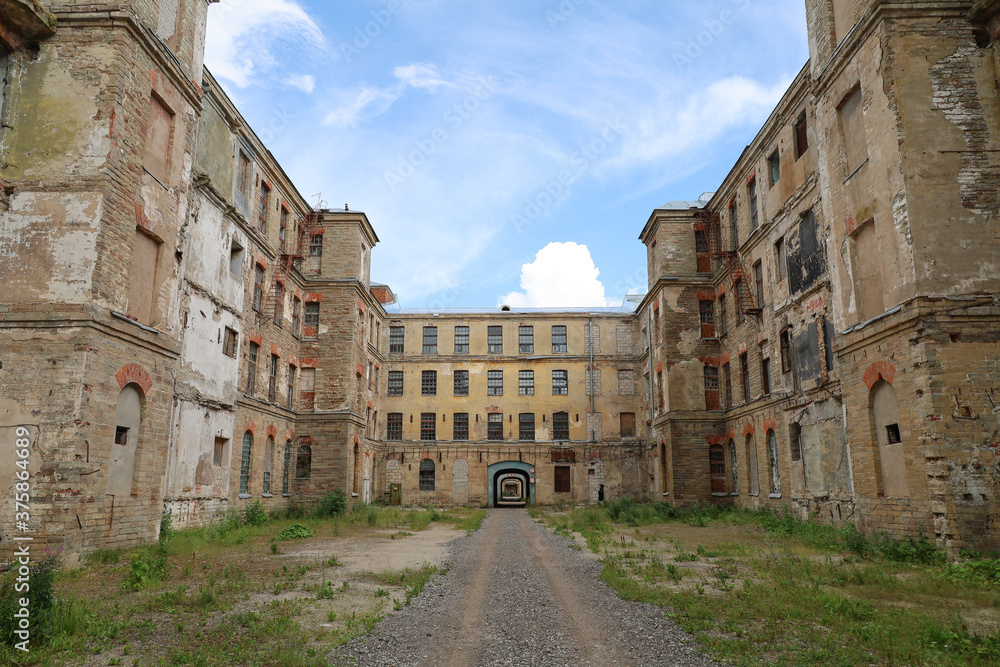 The old Kreenholm Textile Factory in Narva, Estonia, a good place for urbex