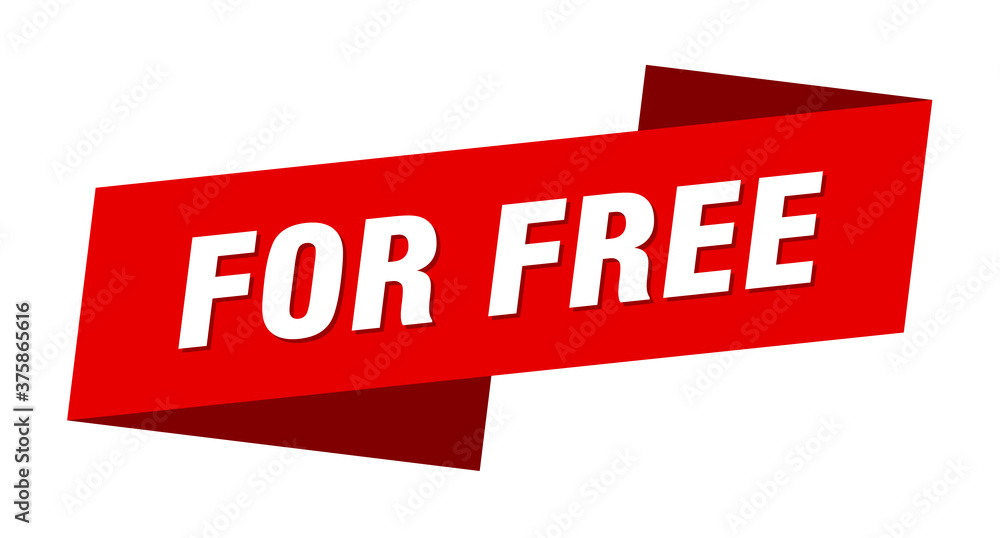 for free banner template. ribbon label sign. sticker for free banner template. ribbon label sign. sticker