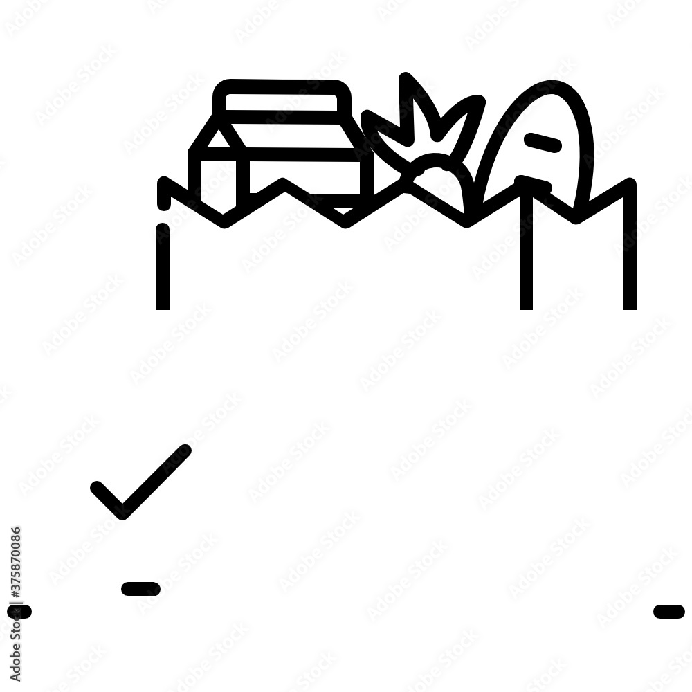 Modern style icon of grocery delivery package icon
Modern style icon of grocery delivery package icon