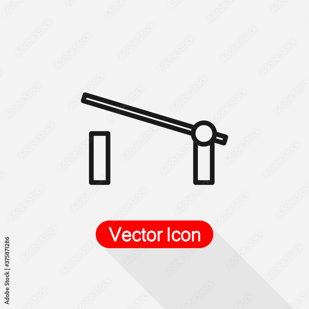 Barrier Icon Vector Illustration Eps10 Barrier Icon Vector Illustration Eps10